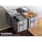 Sorbus 11" Black & Gray Foldable Storage Cubes, 6ct.